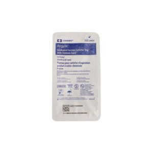 Argyle Graduated Suction Catheter Trays with Chimney Valve