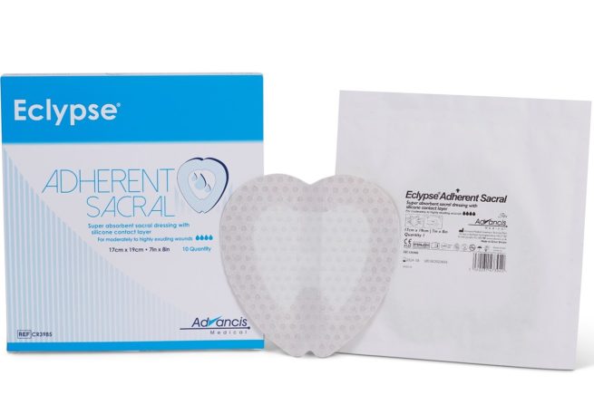 Eclypse Adherent Sacral Super Absorbent Dressing