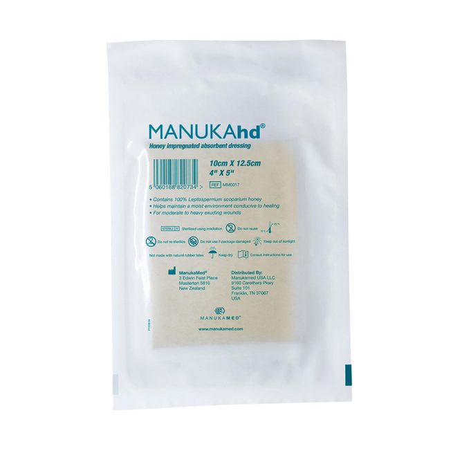 ManukaHD Lite Honey Impregnated Absorbent Dressing