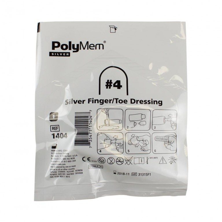 Polymem Silver Finger/Toe Dressing