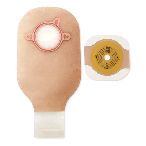 New Image Two-Piece Drainable Ostomy Kit with FlexWear Barrier & Microseal Closure