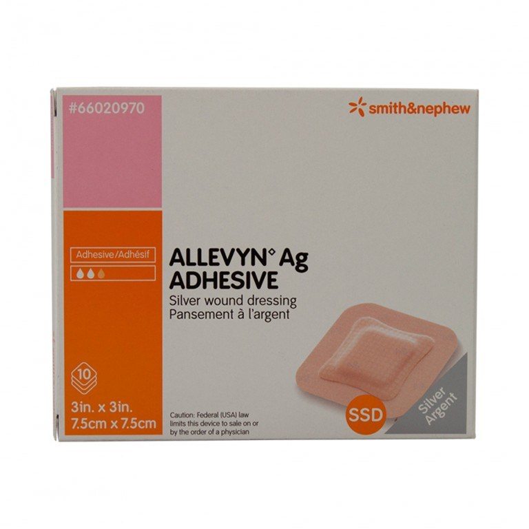 Allevyn Ag Adhesive Silver Wound Dressing