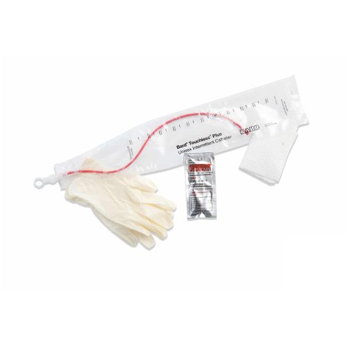 Bard Touchless Plus Red Rubber Intermittent Catheter Kit without Accessories