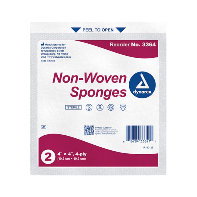 Dynarex Non-Woven Sponge, Sterile