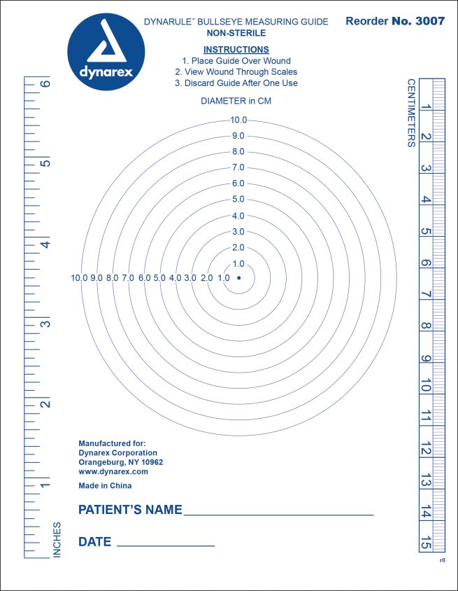 DynaRule Bullseye Measuring Guide