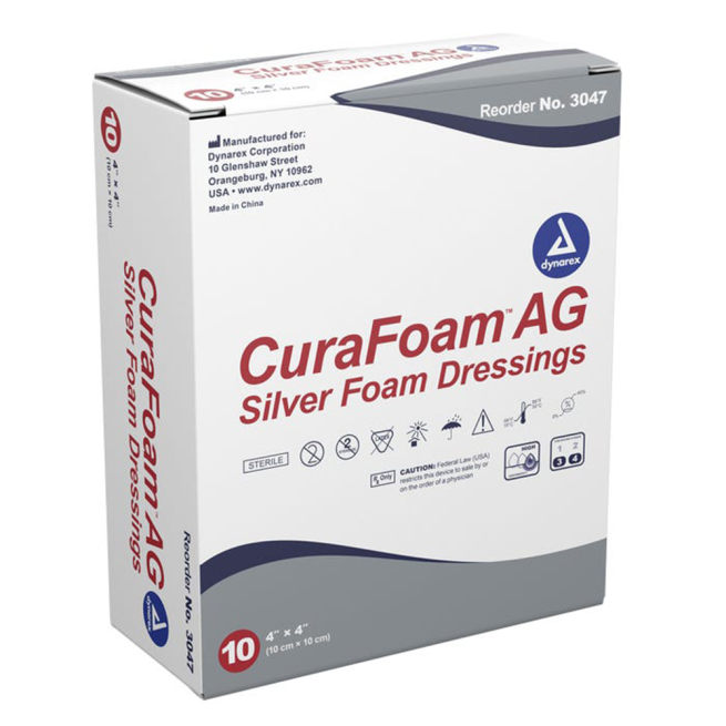 CuraFoam AG Silver Foam Dressing