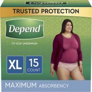 Depend Fit-Flex Incontinence Underwear For Women: Maximum Absorbency