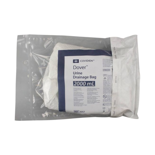 Dover Urine Drainage Bag with 48" Tubing with Luer-Lock Sampling