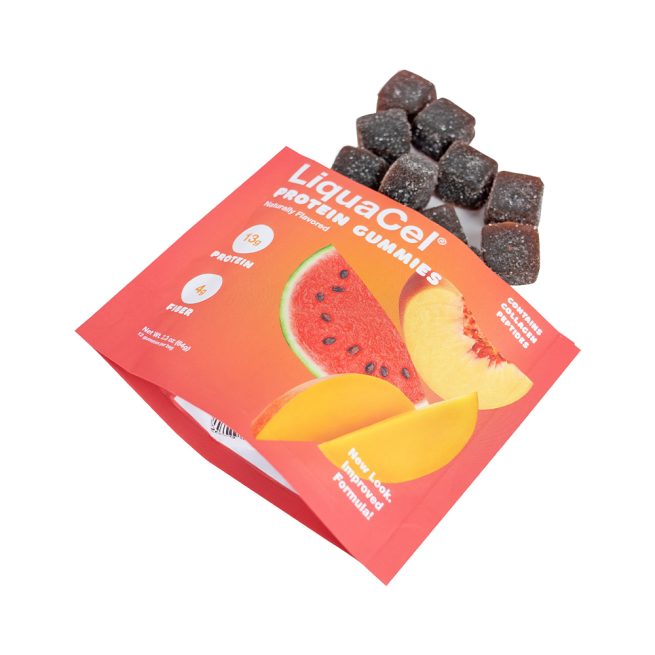 LiquaCel Protein Gummies - Mango Peach & Watermelon