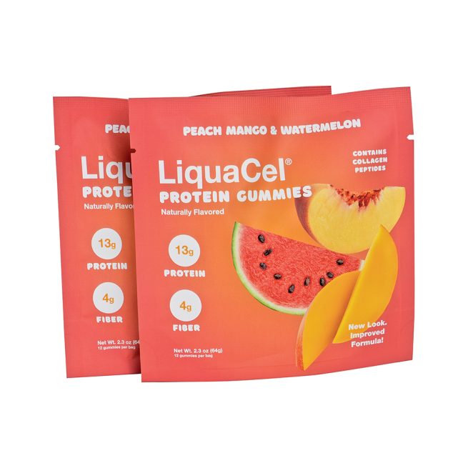 LiquaCel Protein Gummies - Mango Peach & Watermelon
