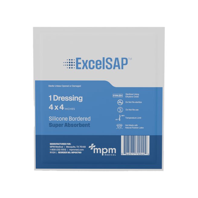 MPM Excel Bordered SAP Super Absorbent Dressing