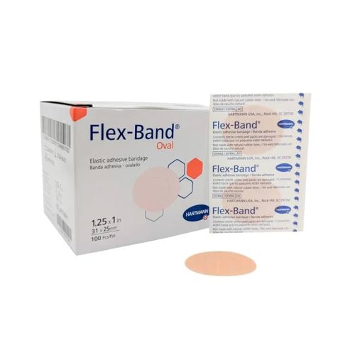Flex-Band Elastic Oval Shaped Adhesive Bandage