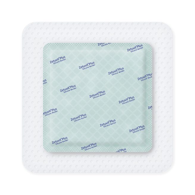 Zetuvit Plus Silicone Bordered Dressing - Upgraded Design