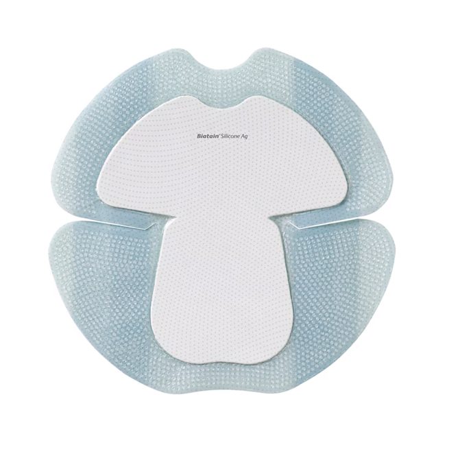 Biatain Silicone Ag Heel Foam Dressing