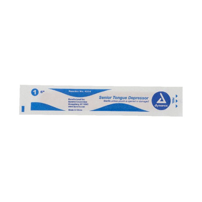 Dynarex Sterile Senior Tongue Depressor