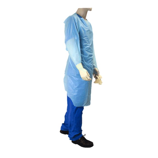 Dynarex CPE Thumb Loop Isolation Gown