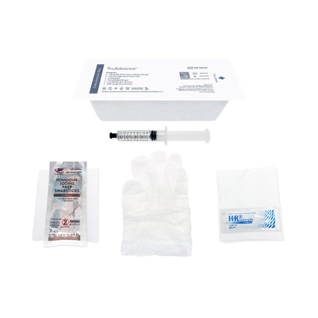 TruAdvance Foley Insertion Tray PVP Swabsticks