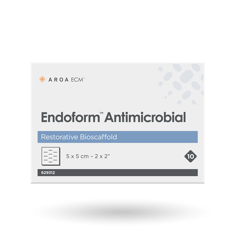 Endoform Antimicrobial Restorative Bioscaffold - Fenestrated