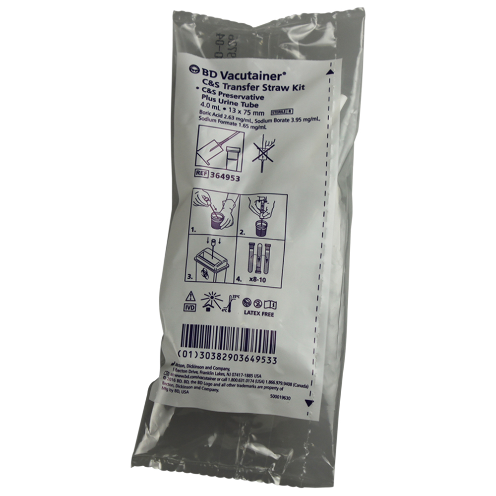 BD Vacutainer Complete Urine Collection Kits