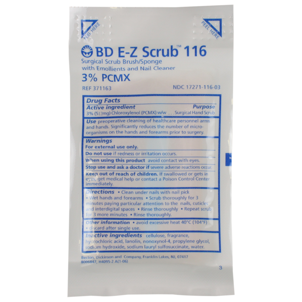 E-Z Scrub Chloroxylenol Impregnated Scrub Brush
