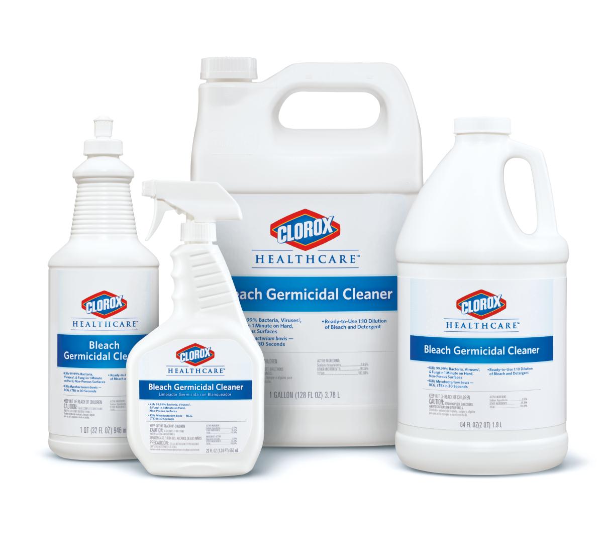 Clorox Healthcare Bleach Germicidal Cleaners