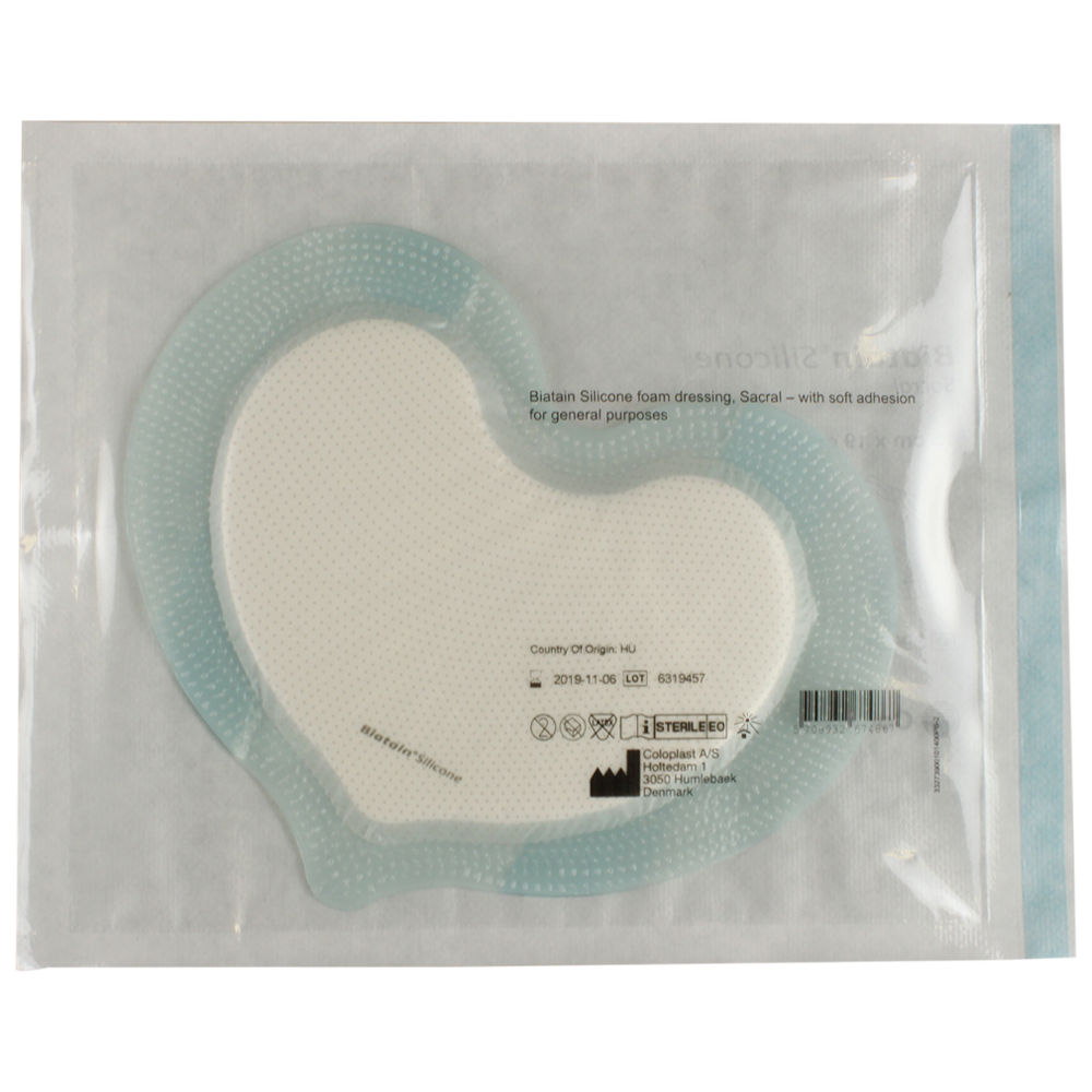 Biatain Silicone Sacral Foam Dressing