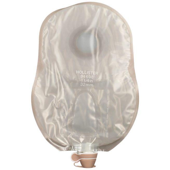 Premier One-Piece Urostomy Pouch with Flat Flextend Skin Barrier - Upgraded Design