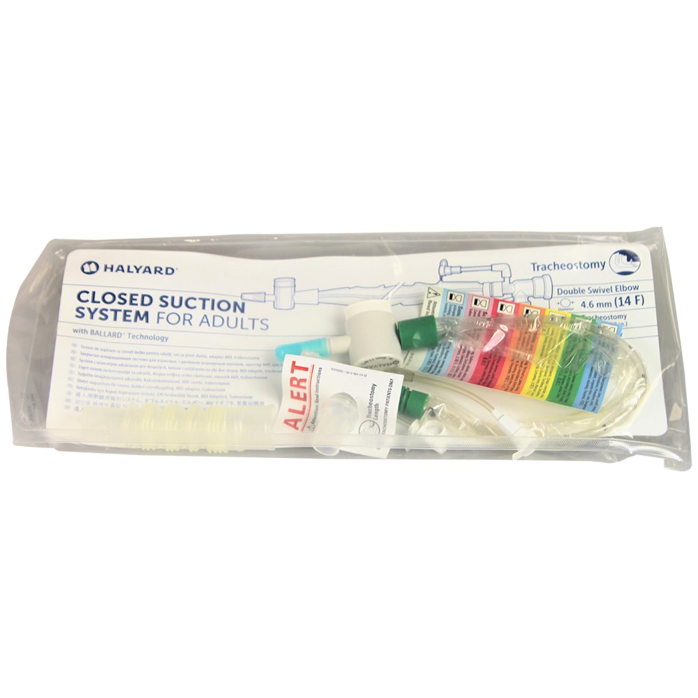 Avanos Closed Suction Catheter, Double Swivel Elbow