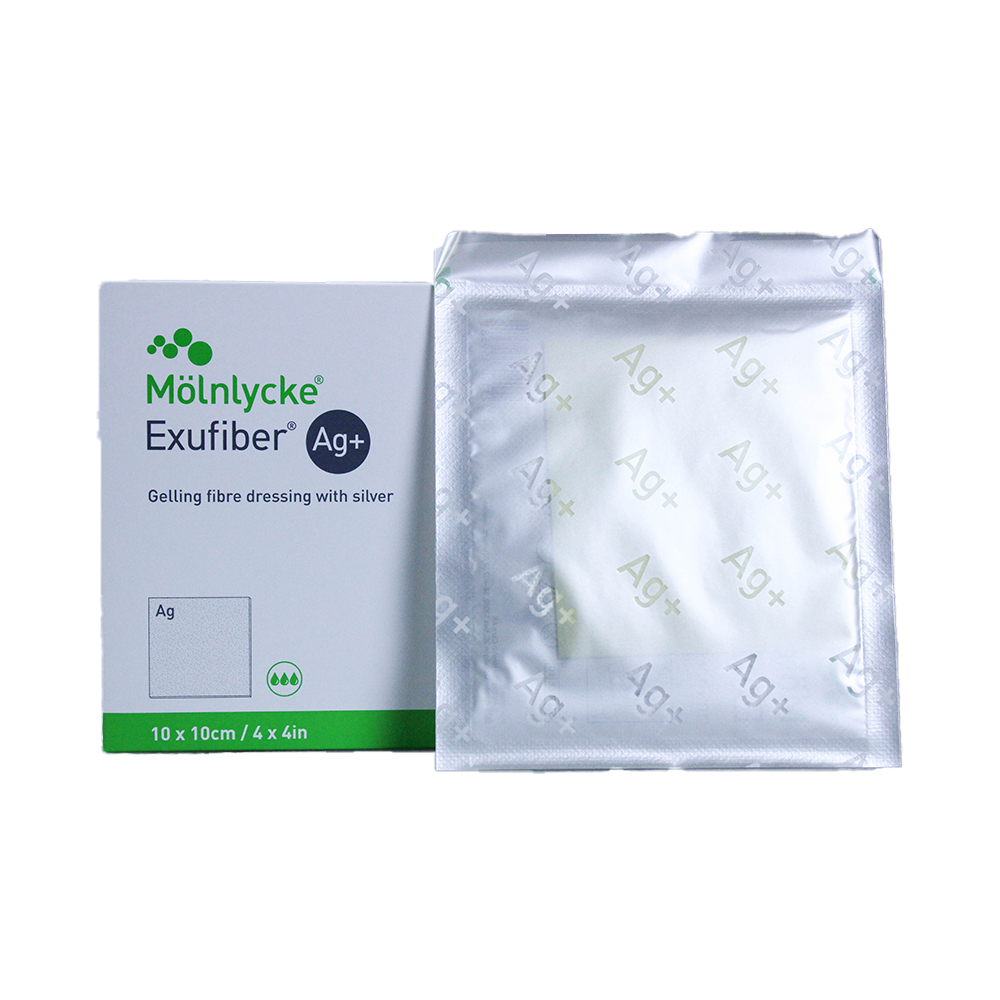 Exufiber AG+ Antimicrobial Gelling Fiber Dressing