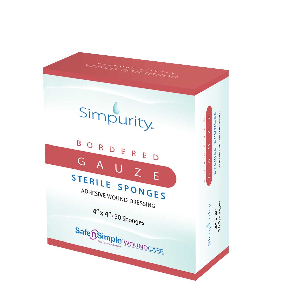 Simpurity Bordered Woven Gauze Sterile Sponges