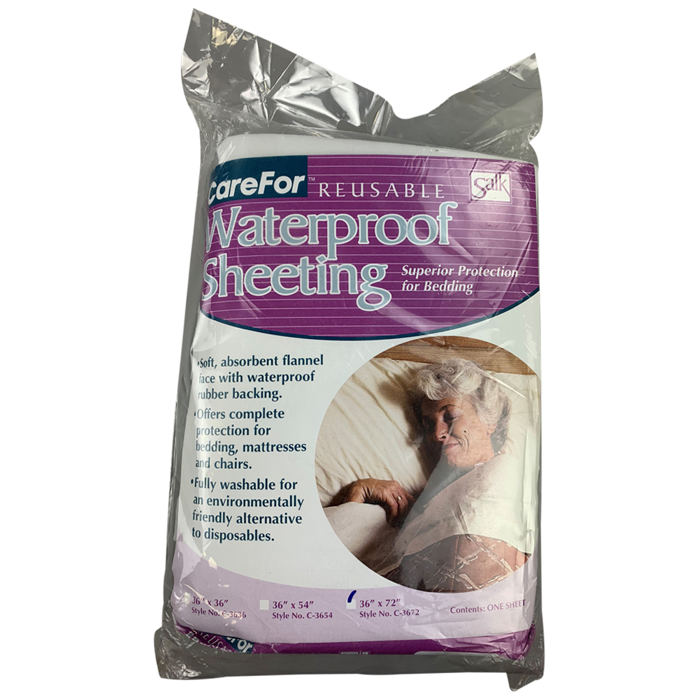 CareFor Flannel/Rubber Waterproof Sheeting