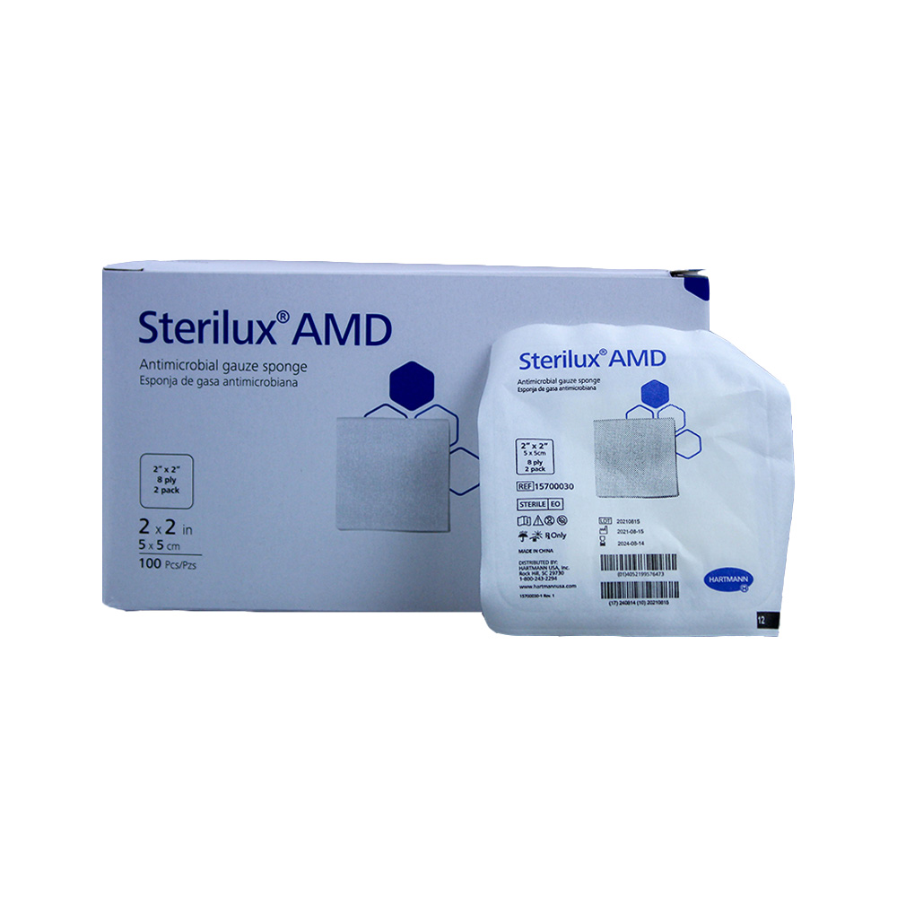 Sterilux AMD Premium Non-Woven Gauze Sponges, Sterile