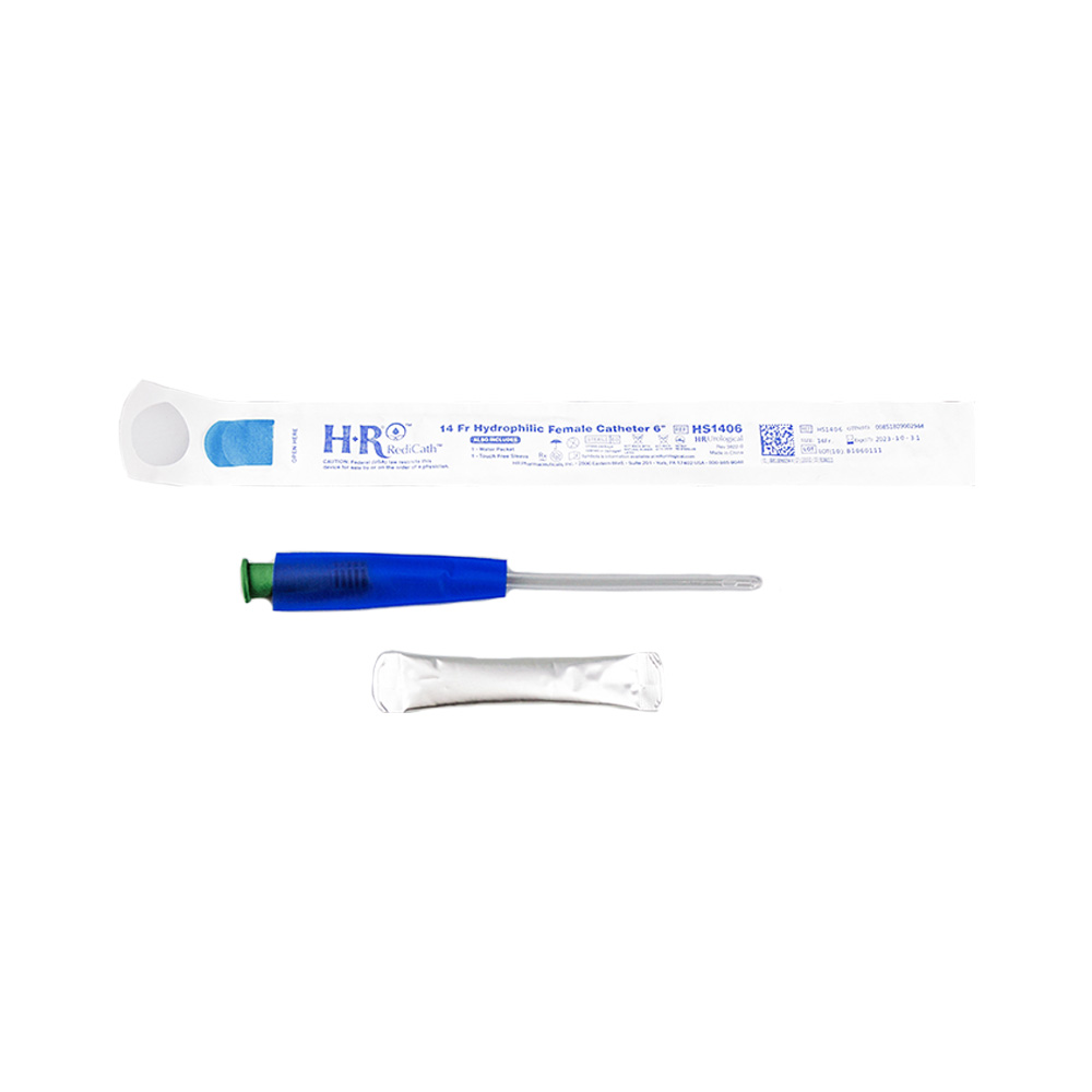 TruCath Hydrophilic Female Intermittent Catheter 6"