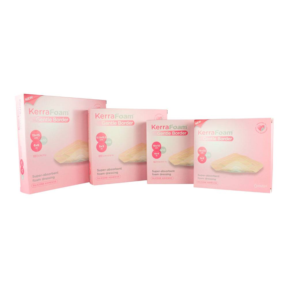 KerraFoam Gentle Border Foam Dressing