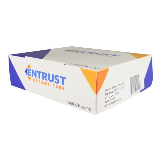 Entrust One Piece Drainable Ostomy Appliances