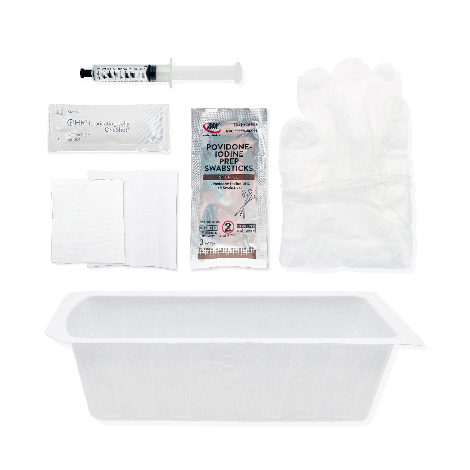TruAdvance Foley Insertion Tray PVP Swabsticks