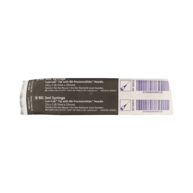 BD Syringe/Needle Combination with Luer-Lok Tip