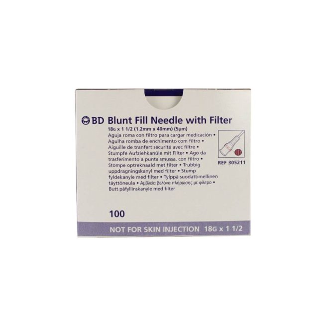BD PrecisionGlide Blunt Fill Filter Needles