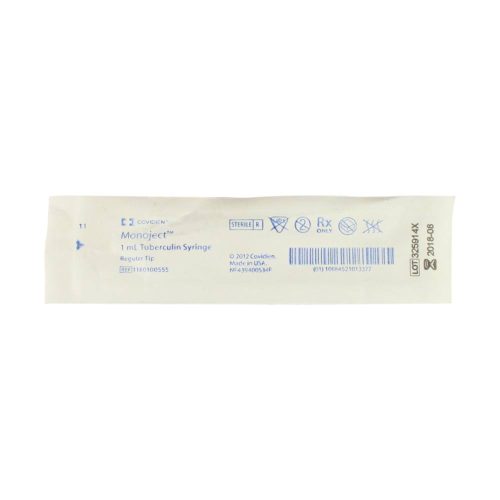 Monoject SoftPack Tuberculin Syringes