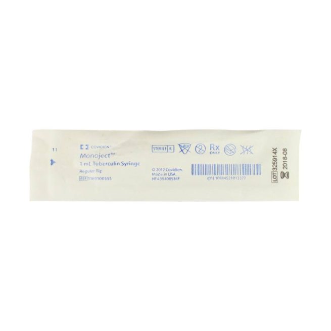 Monoject SoftPack Tuberculin Syringes