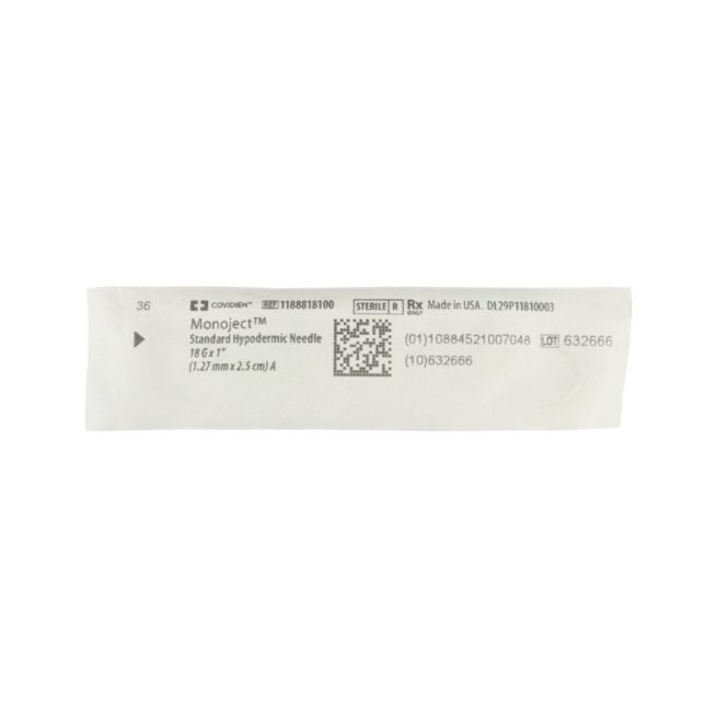 Monoject SoftPack Hypodermic Needles with Polypropylene Hub